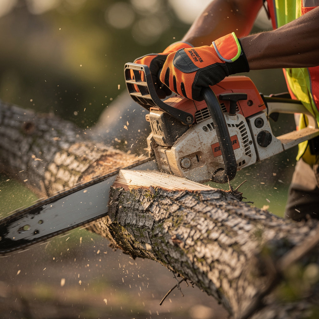 Paradise Palm & Tree Trimming Service emergency crew responding to a fallen tree in San Diego
